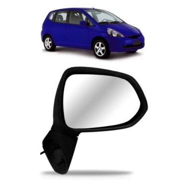 Imagem de Retrovisor Fit 2003 2004 2005 2006 2007 2008 Fixo - RETROVEX, Direito