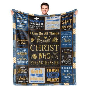 Imagem de Blanket Wyhcxl, presentes de batismo para meninos, presentes cristãos 