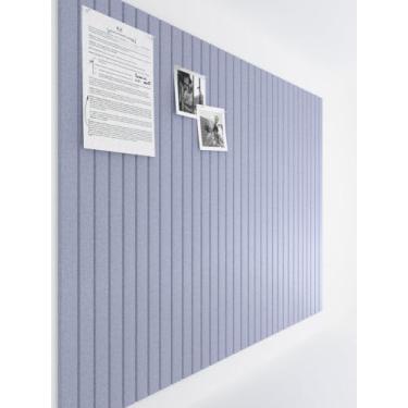 Imagem de Placa de cortiça Bumusty Felt Bulletin Board Tiles 47x35cm - Azul