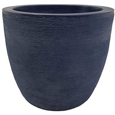 Imagem de Vaso Redondo para Plantas Moderno 20x23 de Polietileno 7L CORES: Azul