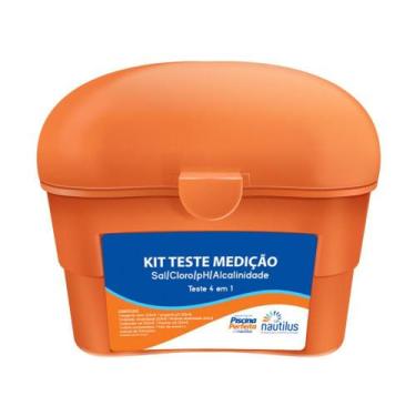 Imagem de Kit Teste Para Piscinas Mede Sal / Ph / Cloro / Alc Nautilus