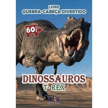 Imagem de Livro Quebra-Cabeça Divertido - Dinossauros T-Rex