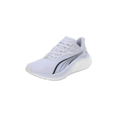 Imagem de PUMA Electrify Nitro 4 Wn Tênis de corrida de estrada feminino, Clima Frio Branco Preto Azul, 41 EU