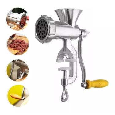 Imagem de Moedor de Carne Manual 8 Para Linguiça, Triturador e Preparos de Carne
