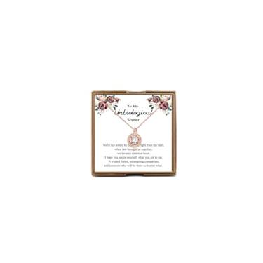 Imagem de OKEYCH Colar Unbiological S, Bonus S, Soul S Gift From S, S in Law, BFF Birthday Gift, Best Friend Friendship, Cobre, Cobre