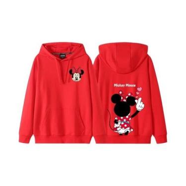 Imagem de Moletom com Capuz Anime Feminino Pato Donald e Margarida - Outono/Inve