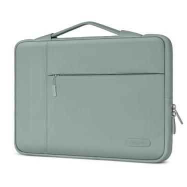 Imagem de MOSISO Capa para laptop de 38.1 cm, 38.1 cm com alça compatível com MacBook Air 15 M4 A3241 M3 A3114 M2 A2941 2025 2024 2023, Dell XPS, bolsa multifuncional de poliéster para computador, verde antigo