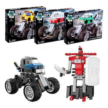 Imagem de Robô Transformer 2 em 1 Carro de Corrida em Blocos De Montar Lego - 99