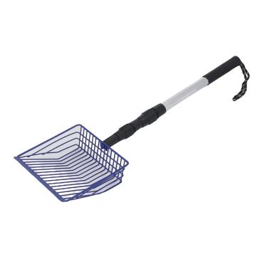 Imagem de HEEPDD Bolsa de Areia de Galinha, Alça de Aço Inoxidável Non Stick, pá de Longa Ajuste para Galinheiro e Limpeza de Resíduos de Animais de Estimação (Azul)
