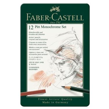 Imagem de Lápis de cor 12 cores Pitt MonoCromático Faber-Castell