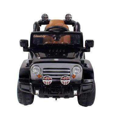 Imagem de Jipe Elétrico Trilha Preto Com Controle Remoto Bel