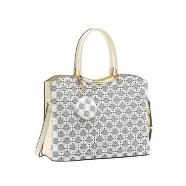 Imagem de Bolsa Feminina de Mão Chenson CG85027 Original New Cristal, Off white