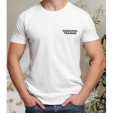 Imagem de Camisa Camiseta Adulto Masculina Feminina Algodão Personal Trainer Uni