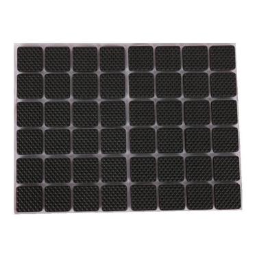 Imagem de Kit 48 Protetores Adesivo Moveis Borracha Pés Cadeira Feltro