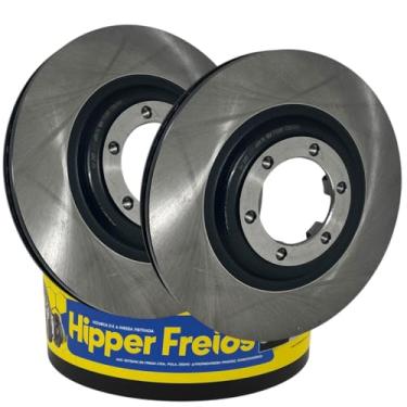 Imagem de Par de Discos de Freio Dianteiro Ventilado HF21E Compatível com S10 e Trailblazer 2012 a 2016 4x2 4x4 com e sem ABS