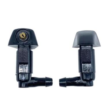 Imagem de SCurti Bocais de lavagem de para-brisa para Ho/nda Civic MK8 2006-2011 Bocal de lavadora de limpador de para-brisa dianteiro de carro, 2 peças de carro