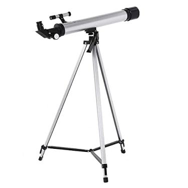Imagem de Telescópio para iniciantes, abertura clara de 60 mm, distância focal de 900 mm, telescópio infantil para explorar a lua, crateras, telescópio portátil Lunar Begi