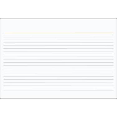 Imagem de Ficha Pautada N.1 3x5 Tilibra