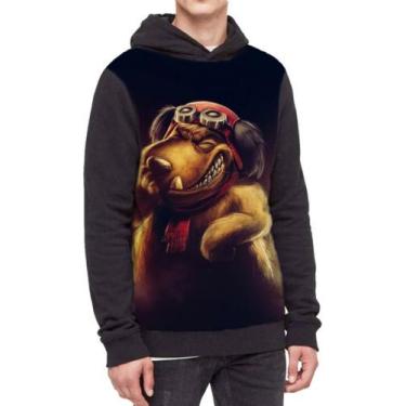 Imagem de Moletom Com Capuz Mutley Ref:530 - smoke, Preto, GG