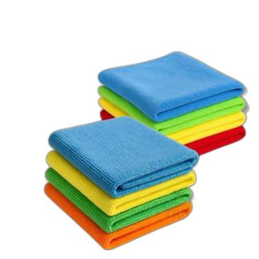 Imagem de Kit 8 Panos Microfibra Para Pia 35X55Cm Durável Antiaderente