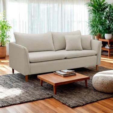 Imagem de Sofá 2 Lugares Retrô 164cm Veludo Kassia - Lansof Brasil