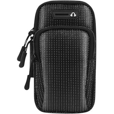 Imagem de Bolsa de Braço Esportiva Multifuncional, Braçadeira Esportiva Pochete Bolsa de Braço Impermeável Alça Ajustável para Celular acessórios Corrida Caminhada