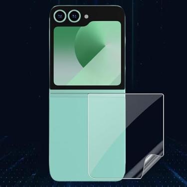 Imagem de Película de hidrogel transparente HD para Samsung Galaxy Z Flip 6 5G Película protetora de TPU macio transparente antiarranhões