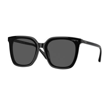 Imagem de Óculos de Sol Vogue Eyewear 0VO5499SD W44/87 Tam 64 / Preto - Lentes Cinza Escuro