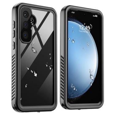 Imagem de zapica Projetada para capa impermeável para Samsung Galaxy S23 FE, câmera integrada e protetor de tela [IP68 à prova d'água] [à prova de queda militar] Capa protetora de telefone de corpo inteiro para