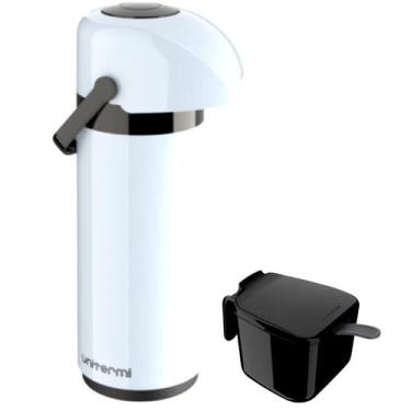 Imagem de Kit Garrafa Térmica 1 Litro Verona + Açucareiro 350 ML Garrafa Alça Am