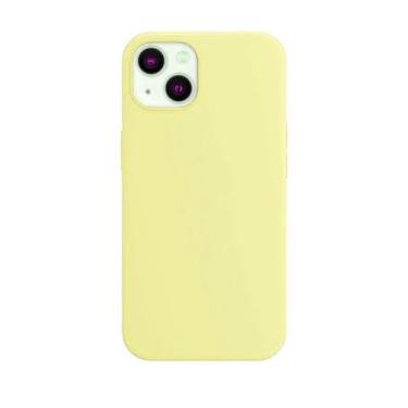 Imagem de Capinhas de Silicone Compativel Com Iphone Case Aveludada Premium Todos os Modelos (Amarelo, IP-15)