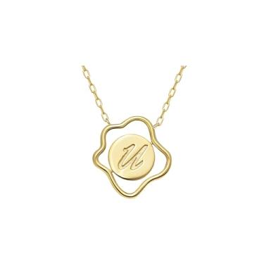 Imagem de CRITI RORA Colar de diamante cultivado em laboratório para mulheres, colar giratório banhado a ouro S925 com pingente de sol e lua, presente de joia feminina, presente de aniversário para ela, 18