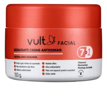 Imagem de Creme Hidratante Facial Antissinais 7 em 1 Vult 100g