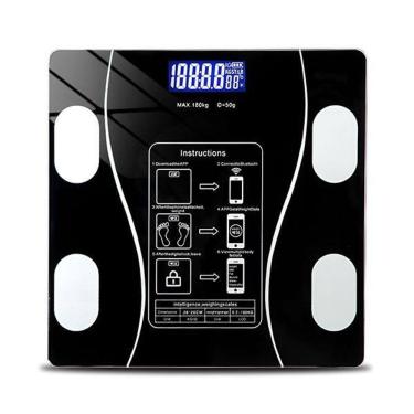 Imagem de Balança Inteligente Bioimpedância Bluetooth App De Celular