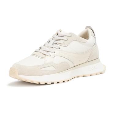 Imagem de BOSS Tênis masculino Jonah Suede Detail com cadarço, Dunas de areia, 39