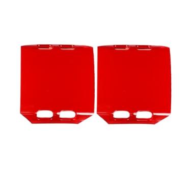 Imagem de VKBYNG 2 peças de capas de luz LED de 4 polegadas capa de luzes off-road capa de lente de barra de luz capas protetoras à prova de poeira para ATV UTV SUV caminhão 10 cm luzes de trabalho LED faróis