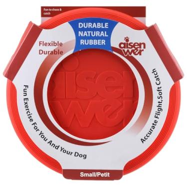 Imagem de Kwispel Disco voador para cães – Brinquedo de borracha durável para buscar – Brinquedos interativos e leves para brincadeiras ao ar livre – Disco mais seguro para atividades saudáveis – para cães