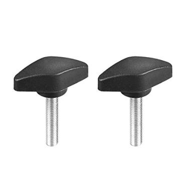Imagem de uxcell Puxador de aperto M6 x 30 mm roscado em forma de T 2 peças