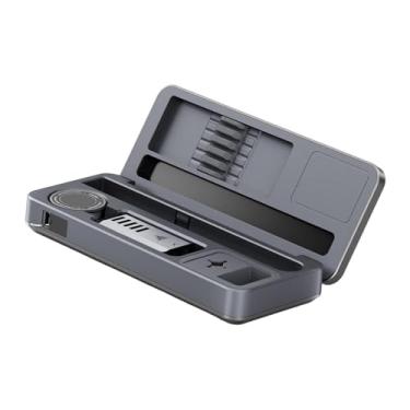 Imagem de RNXRZANK Ferro de Soldar Elétrico, Acessório Robusto para Uso Doméstico, Fácil de Transportar, com Controle de Temperatura, Ideal para Trabalhos de Gravação, R, Estilo B, Tamanho real