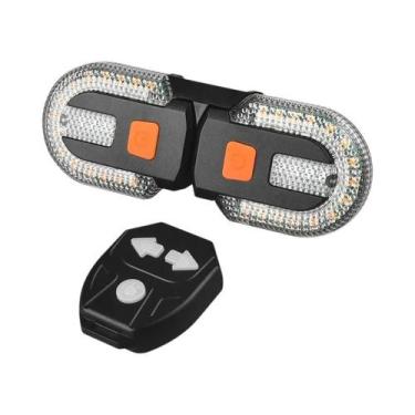Imagem de Lanterna Traseira LED Recarregável USB Com Sinalizador De Direção Para