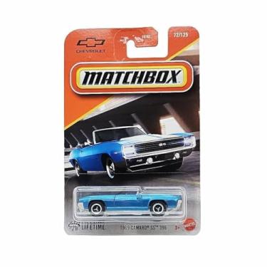 Imagem de Carrinho Miniatura Matchbox Lifetime Chevrolet 1969 Camaro SS 396 - JBP27