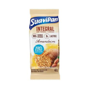 Imagem de Bolinho Integral com Amendoim Zero com 12 un de 40g - Suavipan