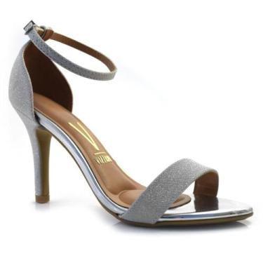 Imagem de Sandália de Festa e Salto Vizzano 6249.452.26594, Prata, 36