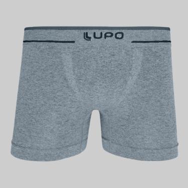 Imagem de Cueca Lupo Boxer Fio Texturizado Plus Size 17800, Cinza mescla, XG