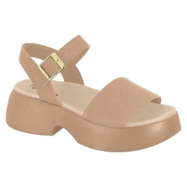 Imagem de Sandália Feminina Modare Plataforma Ortopédica Ultraconforto Levíssima Tira Grossa-Feminino