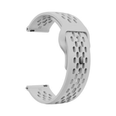 Imagem de Pulseira Esportiva De Silicone Respirável De 22mm Para Relógio CMF pro