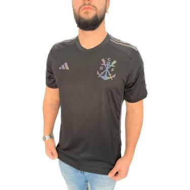 Imagem de Camisa Flamengo III Adidas 23/24 - PRETO G-Masculino