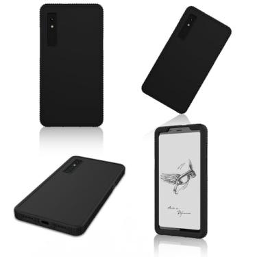 Imagem de MINGFENG É adequada para capa protetora Onyx Boox Palma de 6,13 polegadas E-Ink, leitor de tela de tinta, capa de silicone para telefone Boox Kant, antiqueda de 15,6 cm (preto)