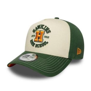 Imagem de Boné New Era 9FORTY A-FRAME SNAPBACK Stranger Things Verde-Masculino