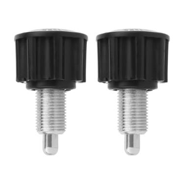 Imagem de 2 Peças de Pinos Tração M16, Botão Ajuste Mola para Bicicleta Exercício Peças Substituição para Bicicletas Exercício Máquinas Musculação Bancos Musculação e Equipamento de Fitness